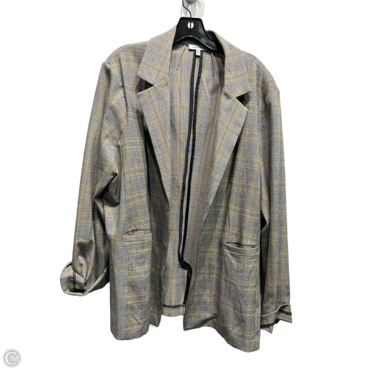 Blazer By White Birch In Black & Yellow, Size: 2x