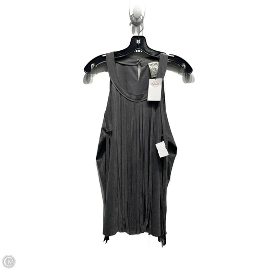 Top Sleeveless By Vocal In Grey, Size: Xl