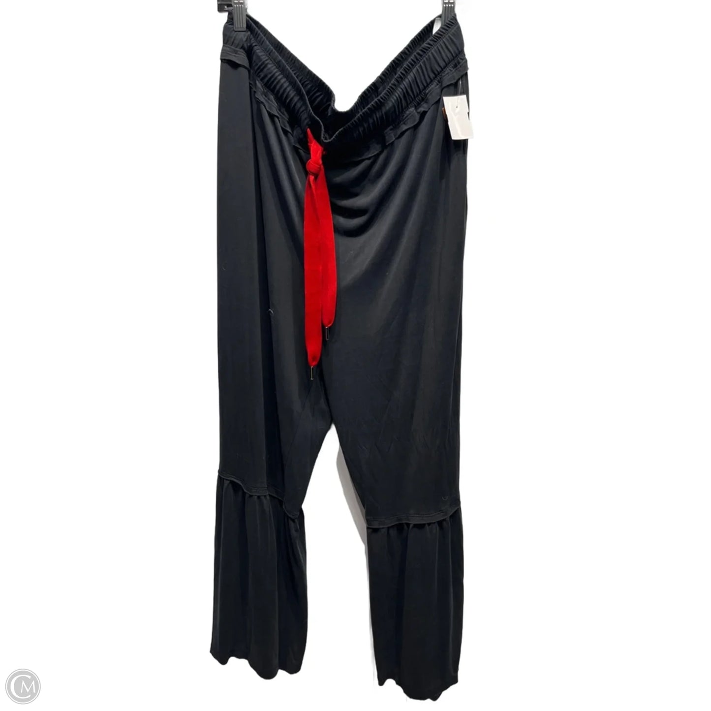 Pants Wide Leg By Peace Love World In Black, Size: Xl