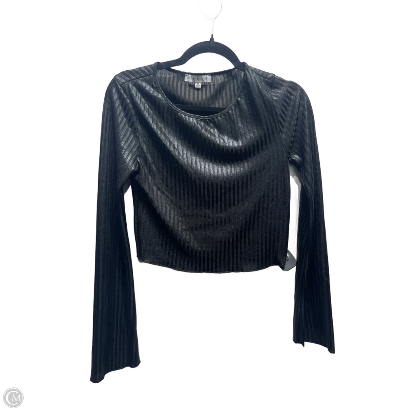 Top Long Sleeve By Hyfve In Black, Size: M