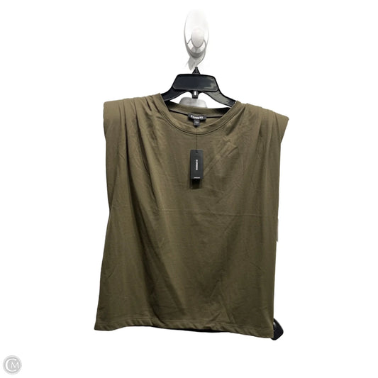 Top Short Sleeve By Express In Green, Size: S