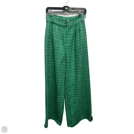Pants Dress By Flying Tomato In Green & White, Size: S