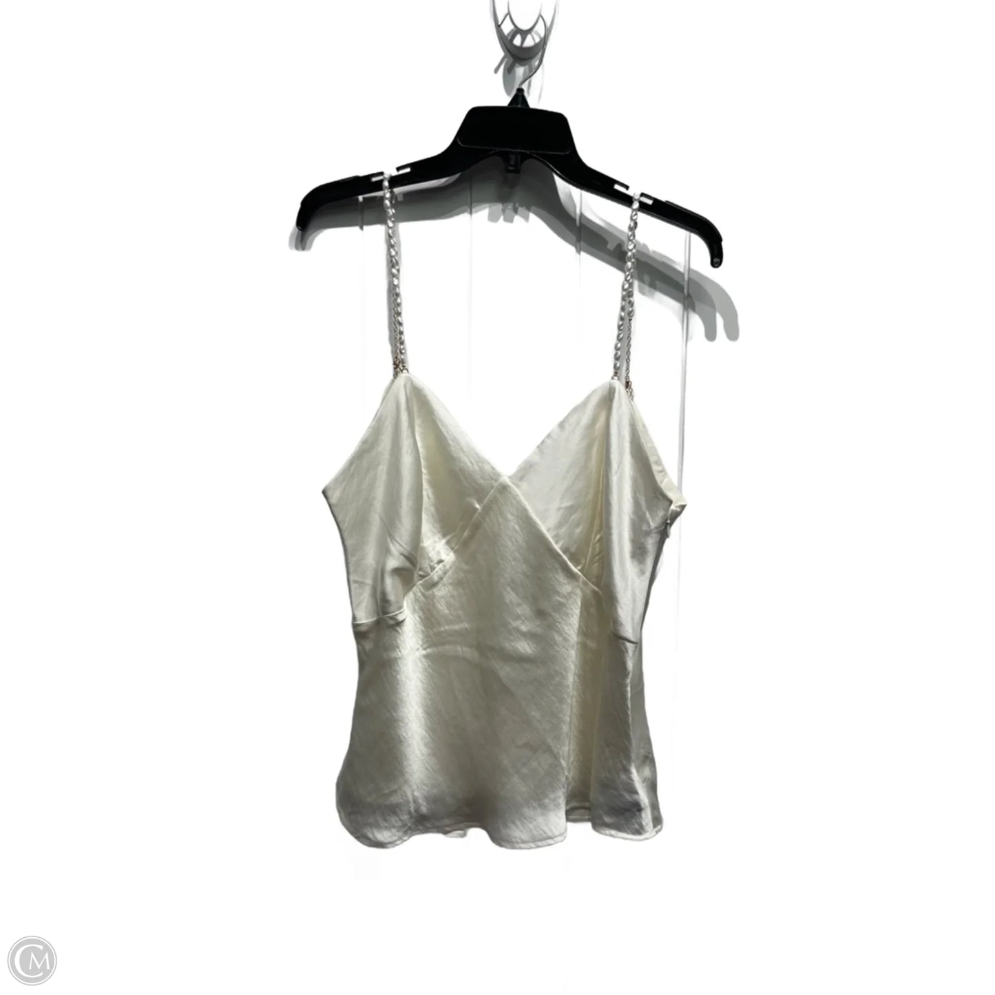 Blouse Sleeveless By Abercrombie And Fitch In White, Size: L