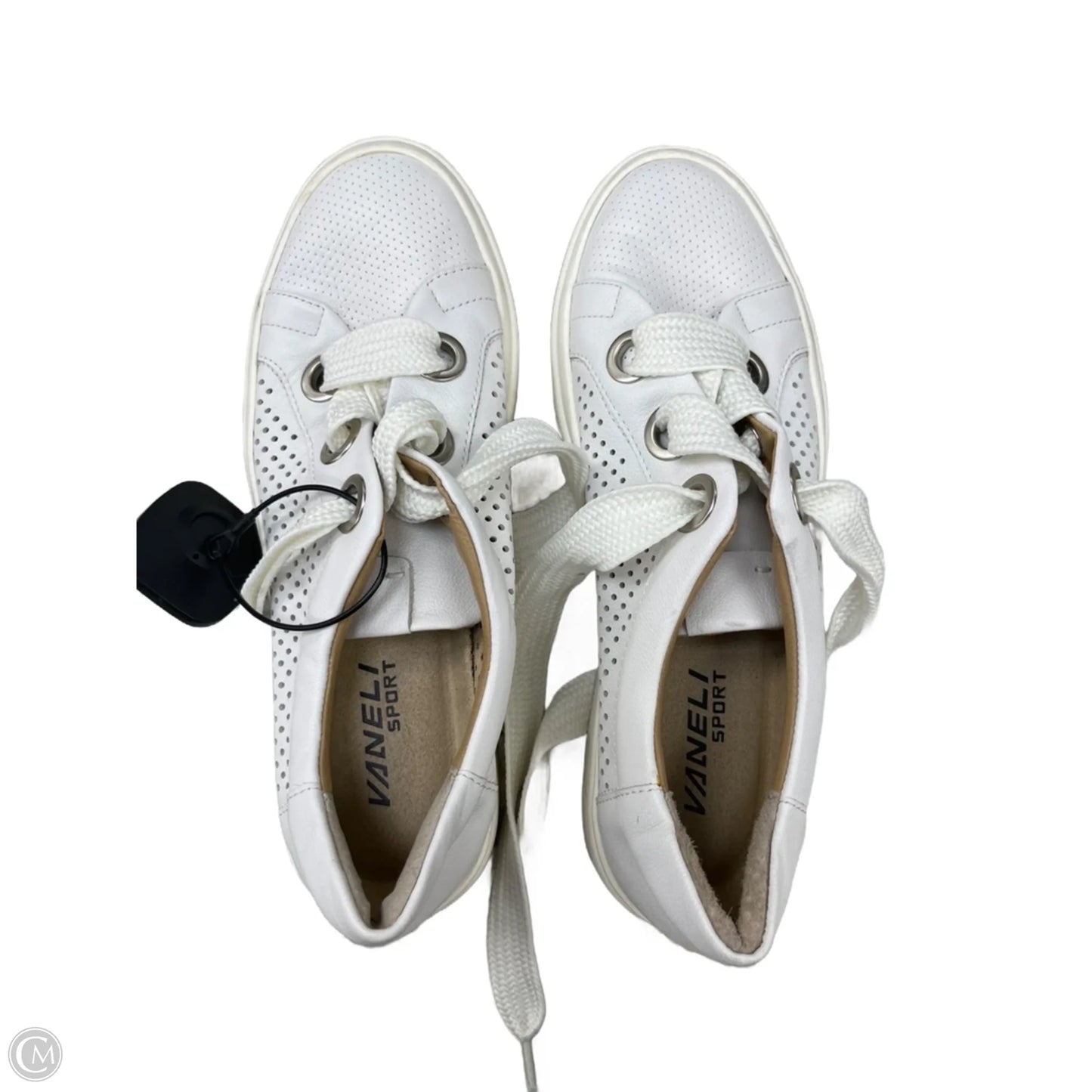 Shoes Sneakers By Vaneli In White, Size: 7.5