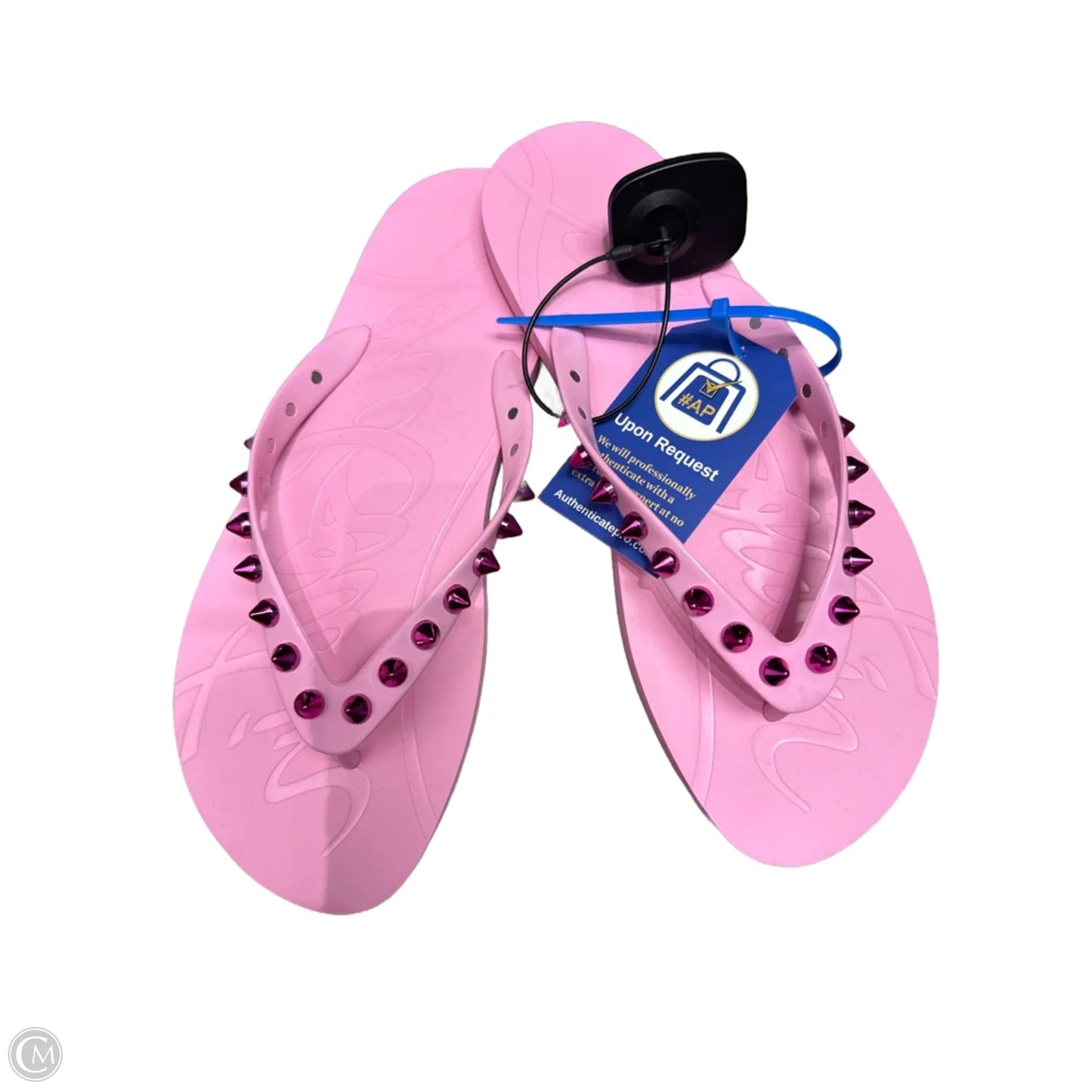 Sandals Luxury Designer By Christian Louboutin In Pink, Size: 11