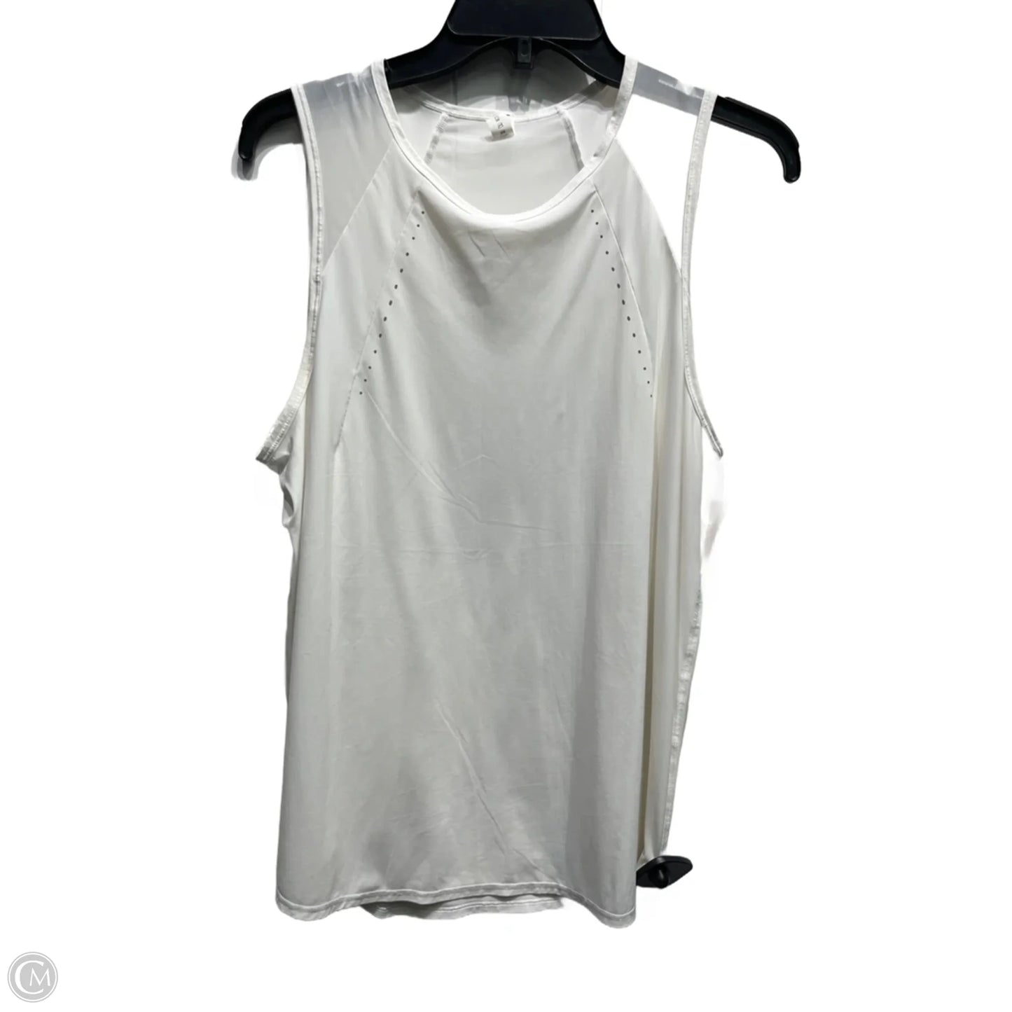 Athletic Tank Top By Lululemon In White, Size: 8