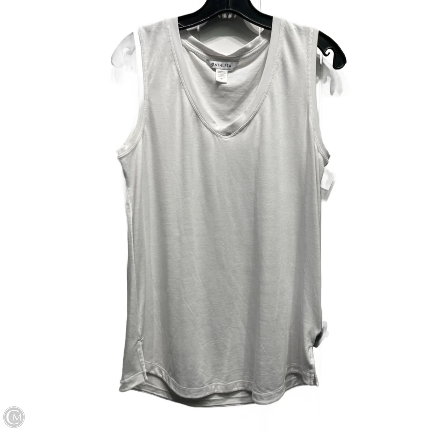 Athletic Tank Top By Athleta In White, Size: M