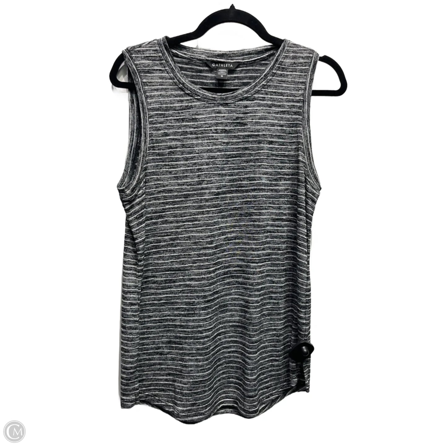 Athletic Tank Top By Athleta In Grey & White, Size: Mp