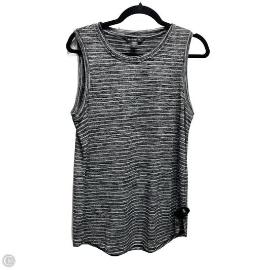 Athletic Tank Top By Athleta In Grey & White, Size: Mp
