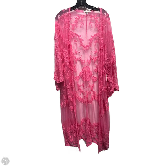 Kimono By now n forever In Pink, Size: 1x