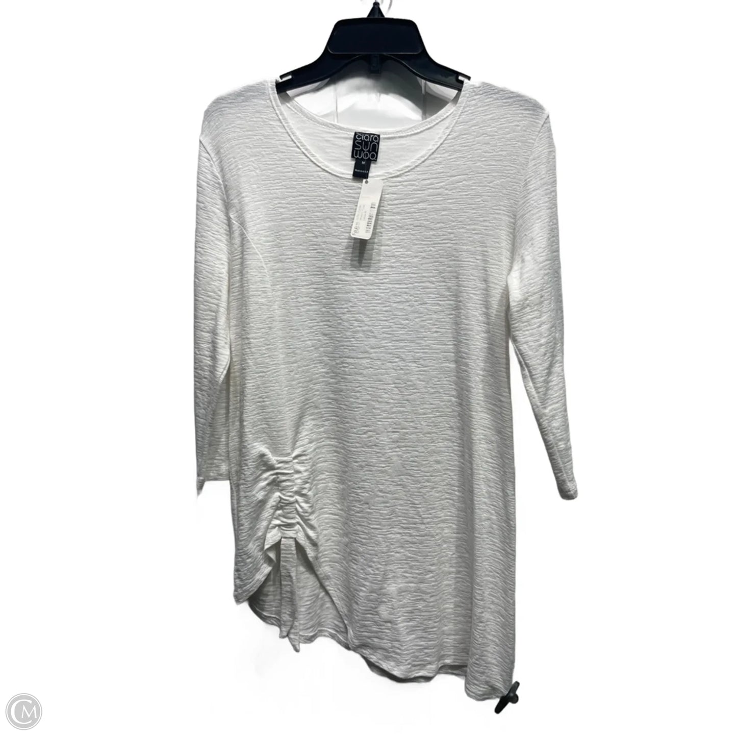 Top Long Sleeve By Clara Sun Woo In White, Size: M