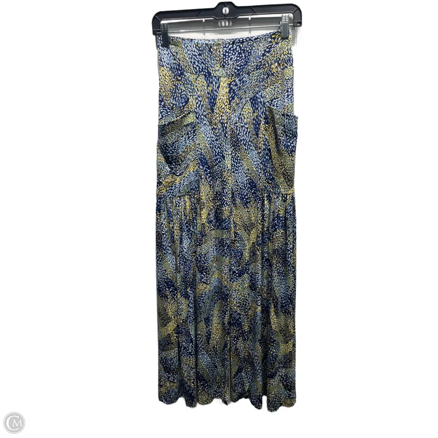 Pants Wide Leg By last tango In Blue & Yellow, Size: S