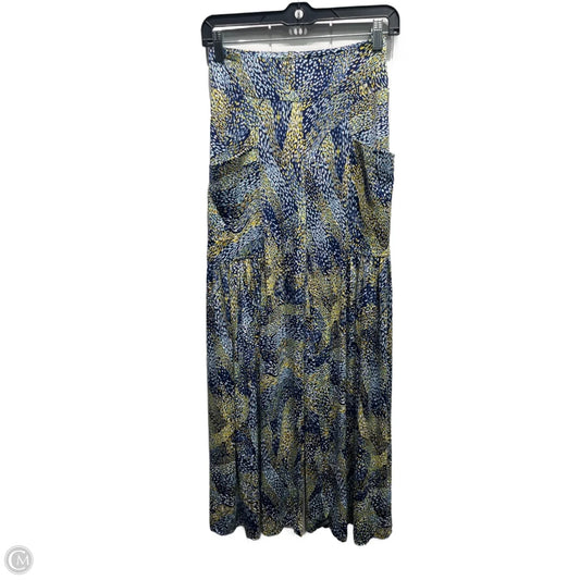 Pants Wide Leg By last tango In Blue & Yellow, Size: S