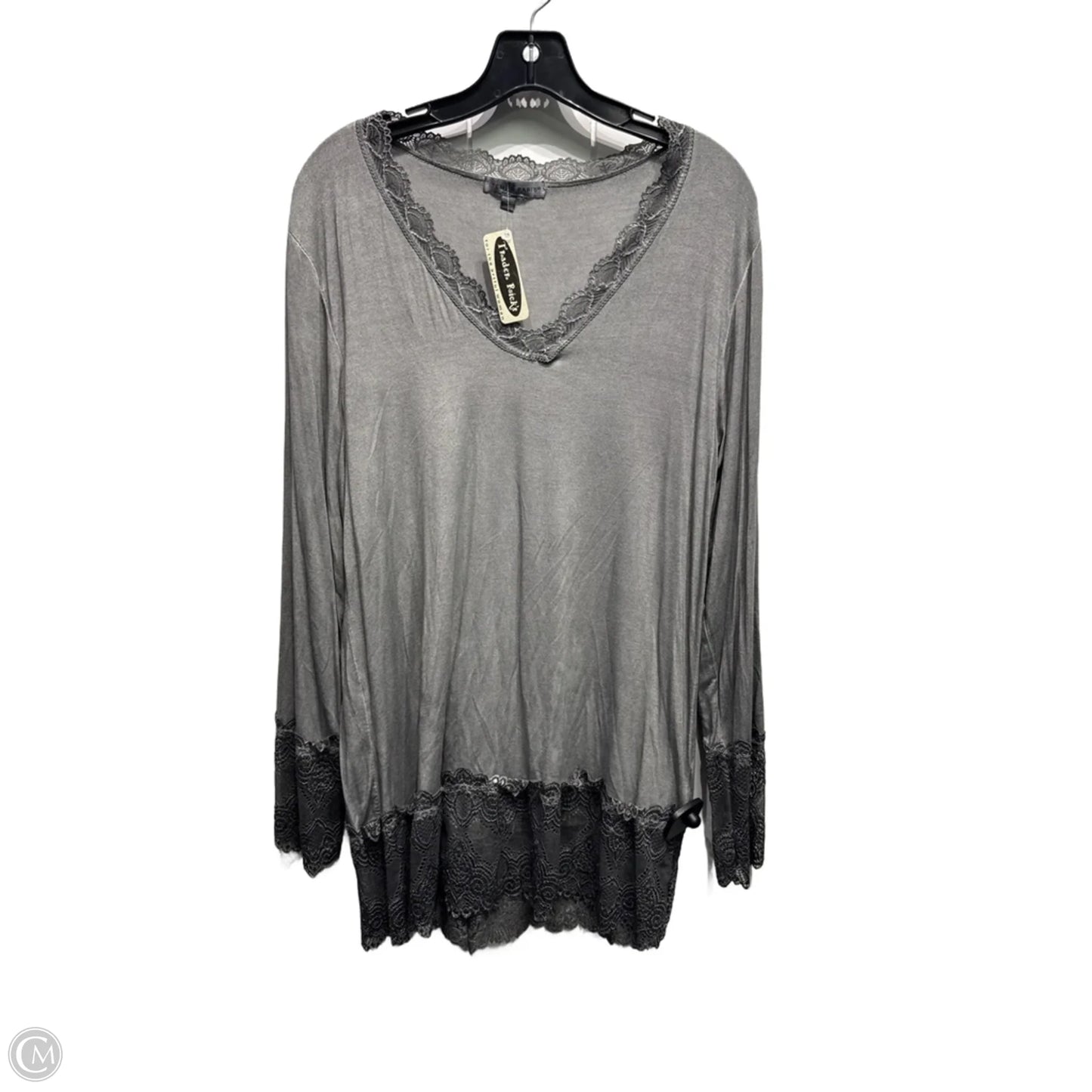 Top Long Sleeve By Tempo Paris In Ivory, Size: S