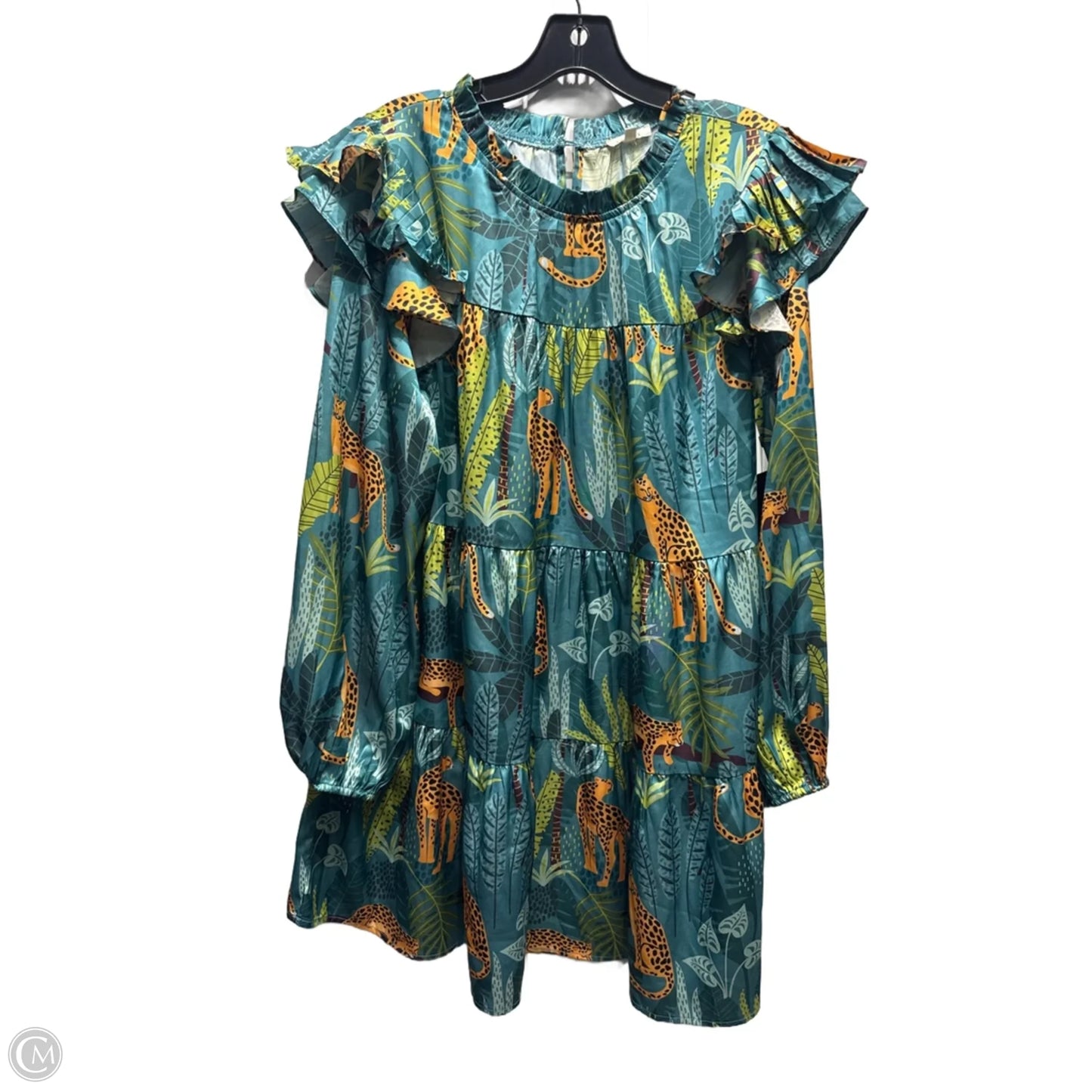 Dress Work By Jodifl In Blue & Green, Size: L