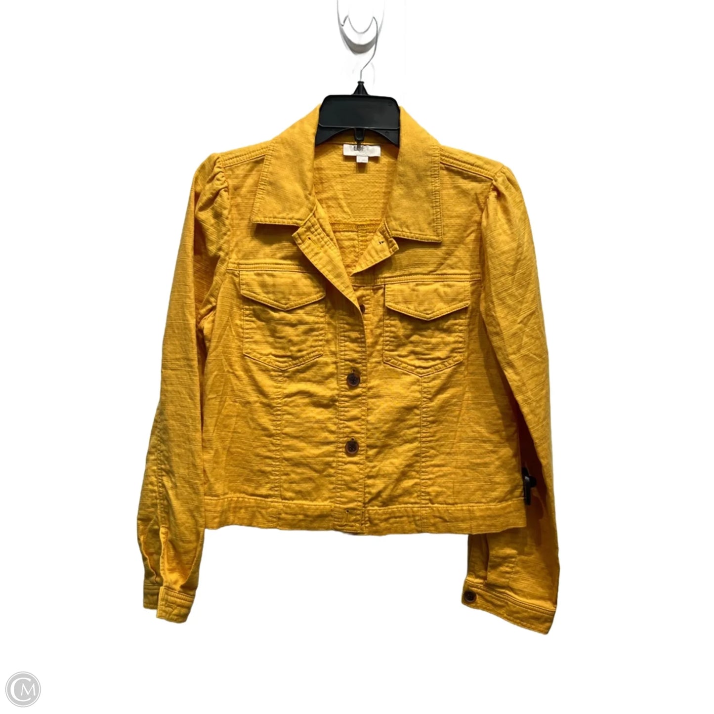 Jacket Other By Loft In Yellow, Size: M