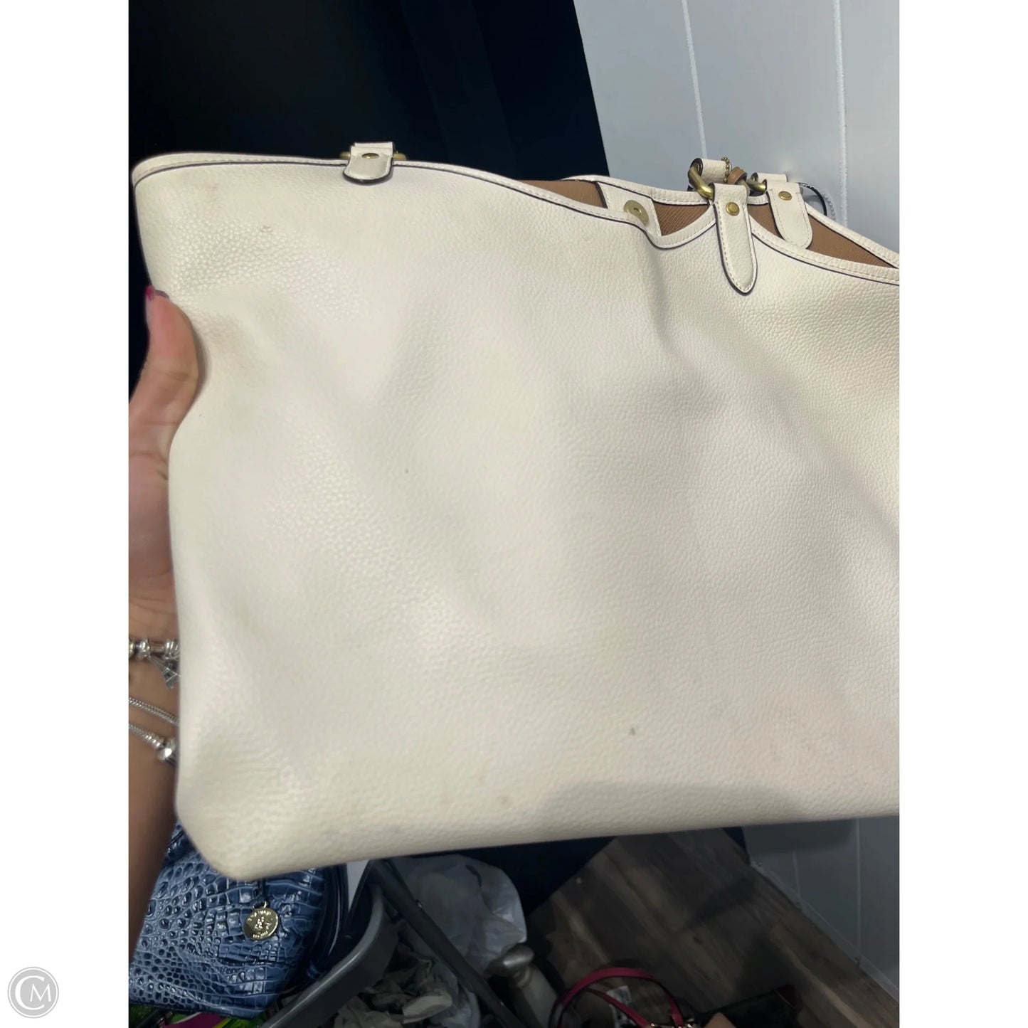 Handbag Designer By Coach, Size: Medium