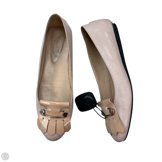 Shoes Luxury Designer By Tods In Tan, Size: 9