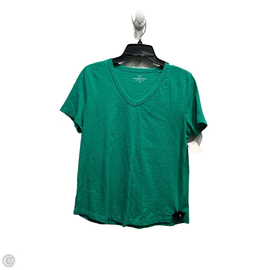 Top Short Sleeve Basic By Vineyard Vines In Green, Size: M