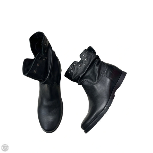 Boots Ankle Flats By AGORA In Black, Size: 7