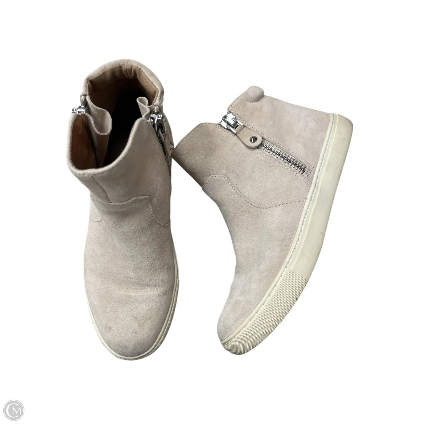 Boots Ankle Heels By Gentle Souls In Tan, Size: 6