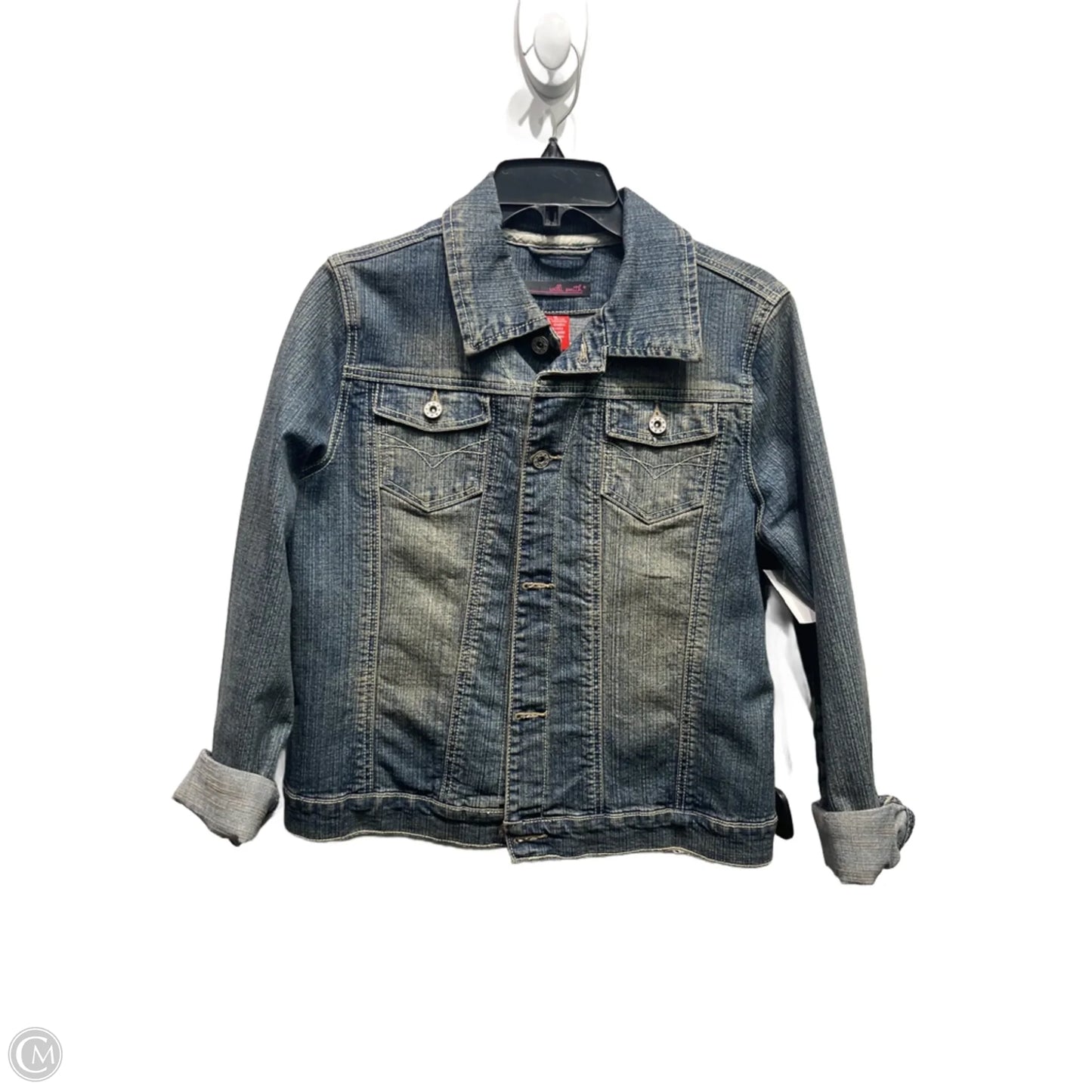 Jacket Denim By Willi Smith In Blue Denim, Size: M