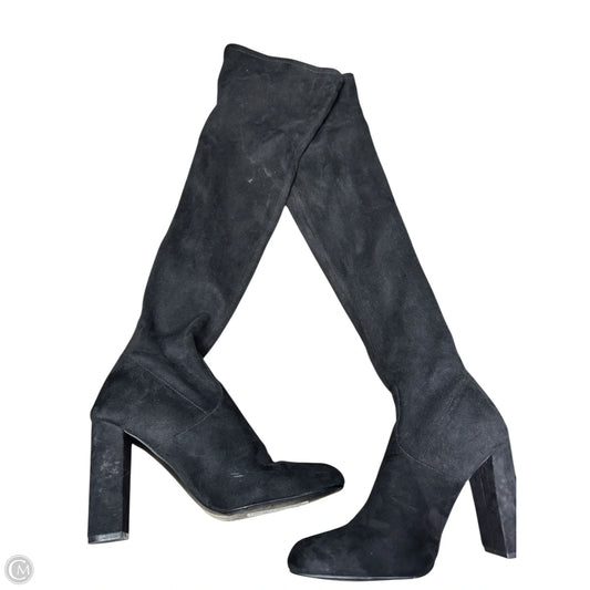 Boots Knee Heels By Steve Madden In Black, Size: 10