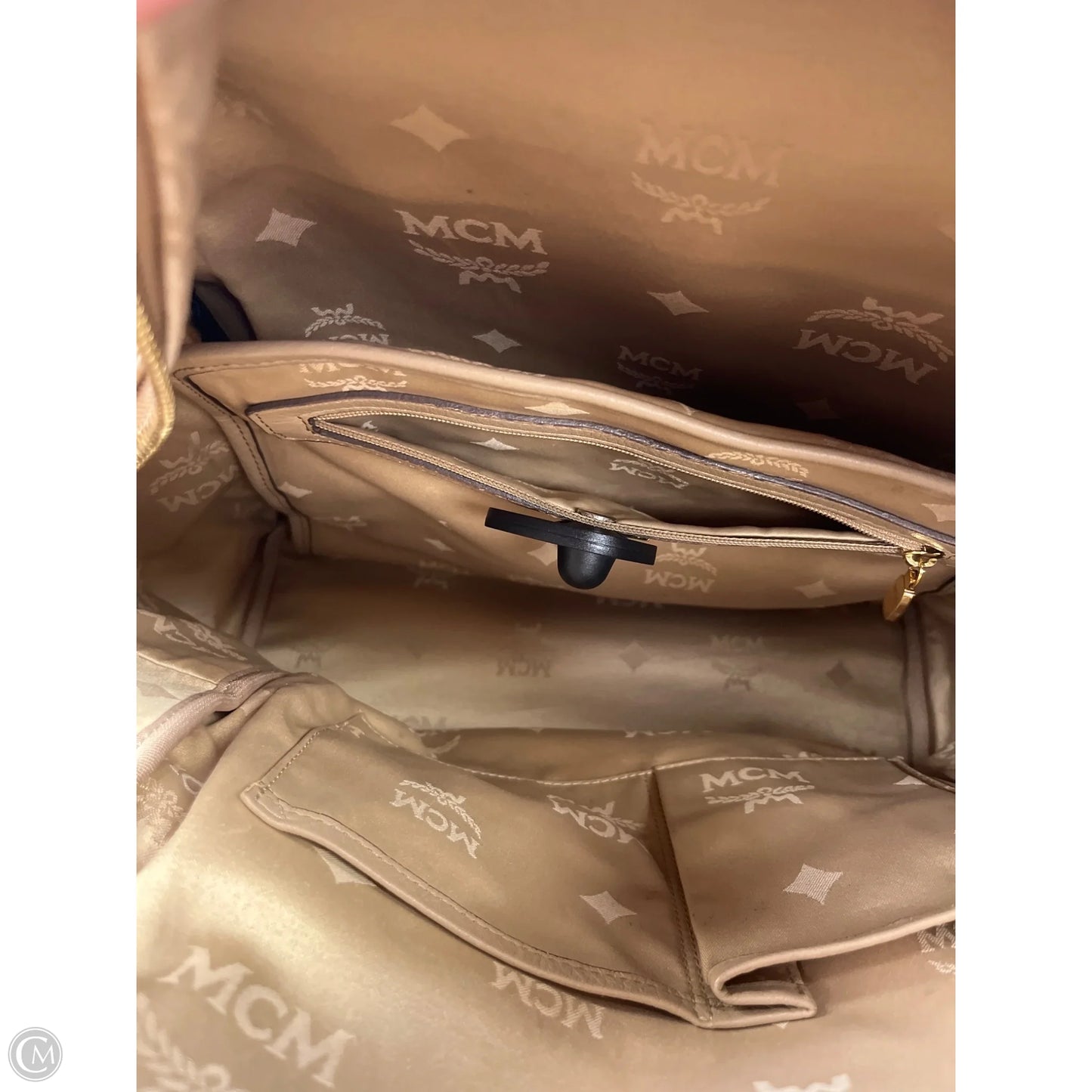 Backpack Luxury Designer By Mcm, Size: Large