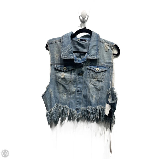 Vest Other By Highway In Blue Denim, Size: Xl