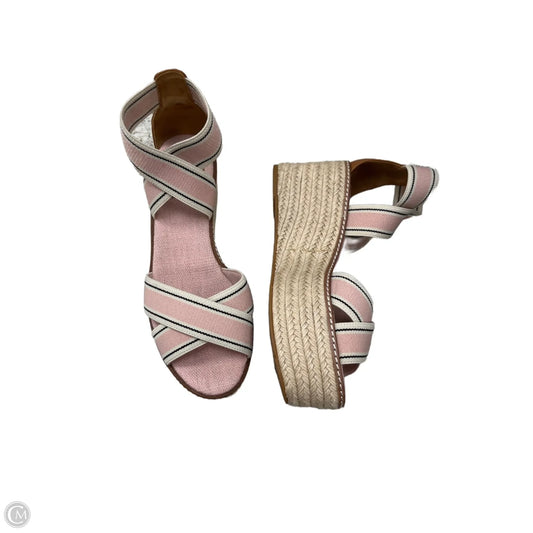 Sandals Designer By Tory Burch In Pink, Size: 7