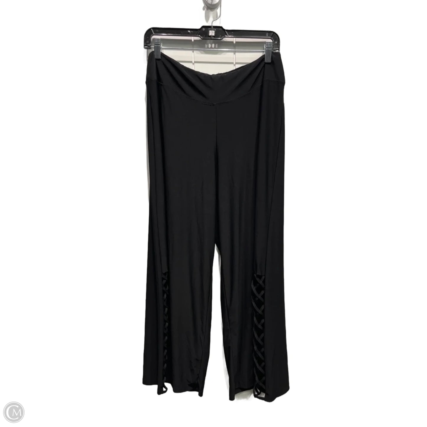 Pants Wide Leg By athena marie In Black, Size: L