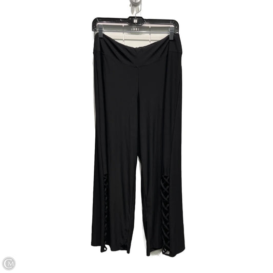 Pants Wide Leg By athena marie In Black, Size: L