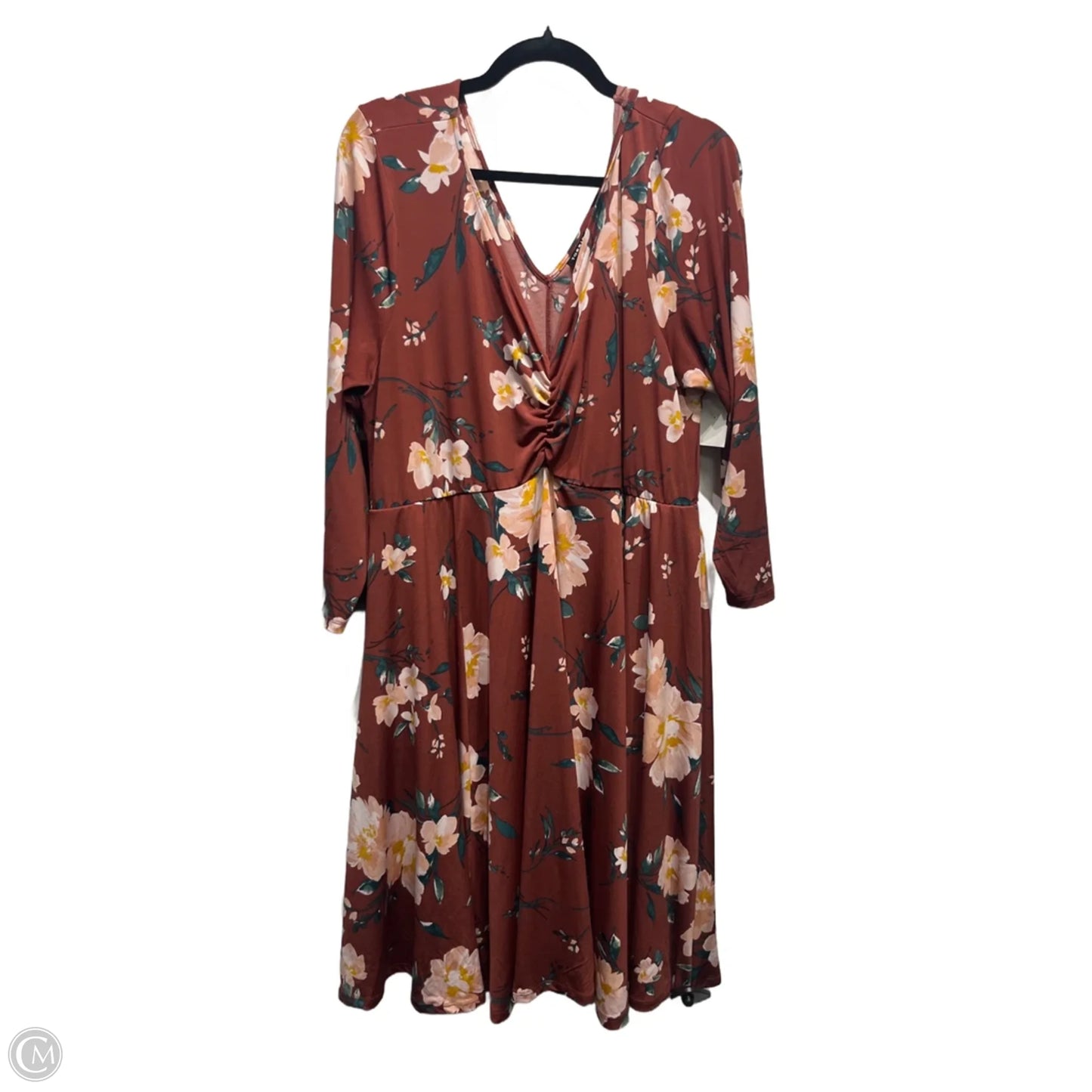 Dress Work By Torrid In Green & Orange, Size: 2x