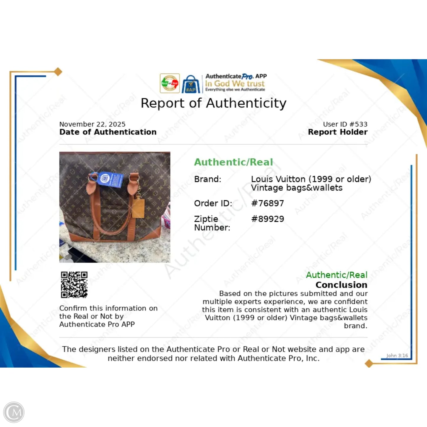 Tote Luxury Designer By Louis Vuitton, Size: Large