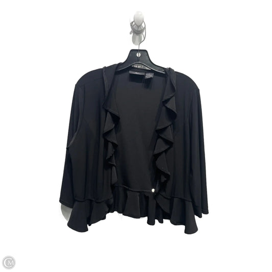 Cardigan By Nina Leonard In Black, Size: L