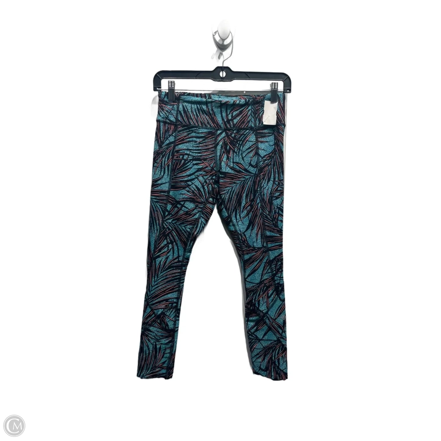 Athletic Capris By Lululemon In Blue & Orange, Size: 6