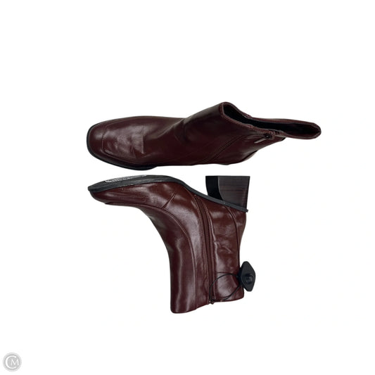 Boots Ankle Heels By Impo In Tan, Size: 9