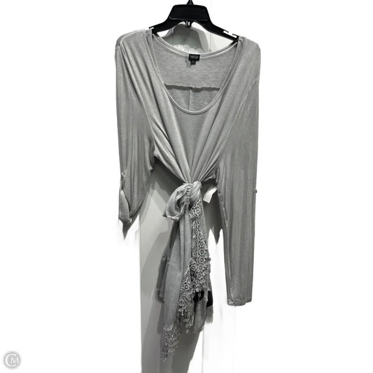 Top 2pc Long Sleeve By Cmc In Grey, Size: Xl