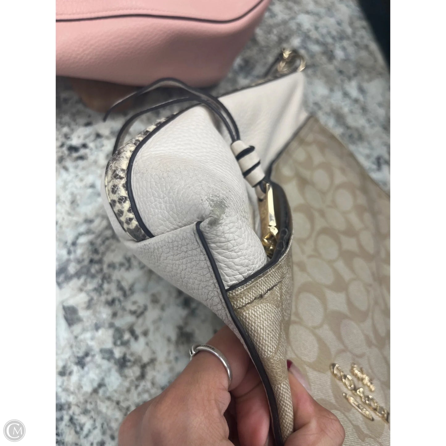 Handbag Designer By Coach, Size: Medium