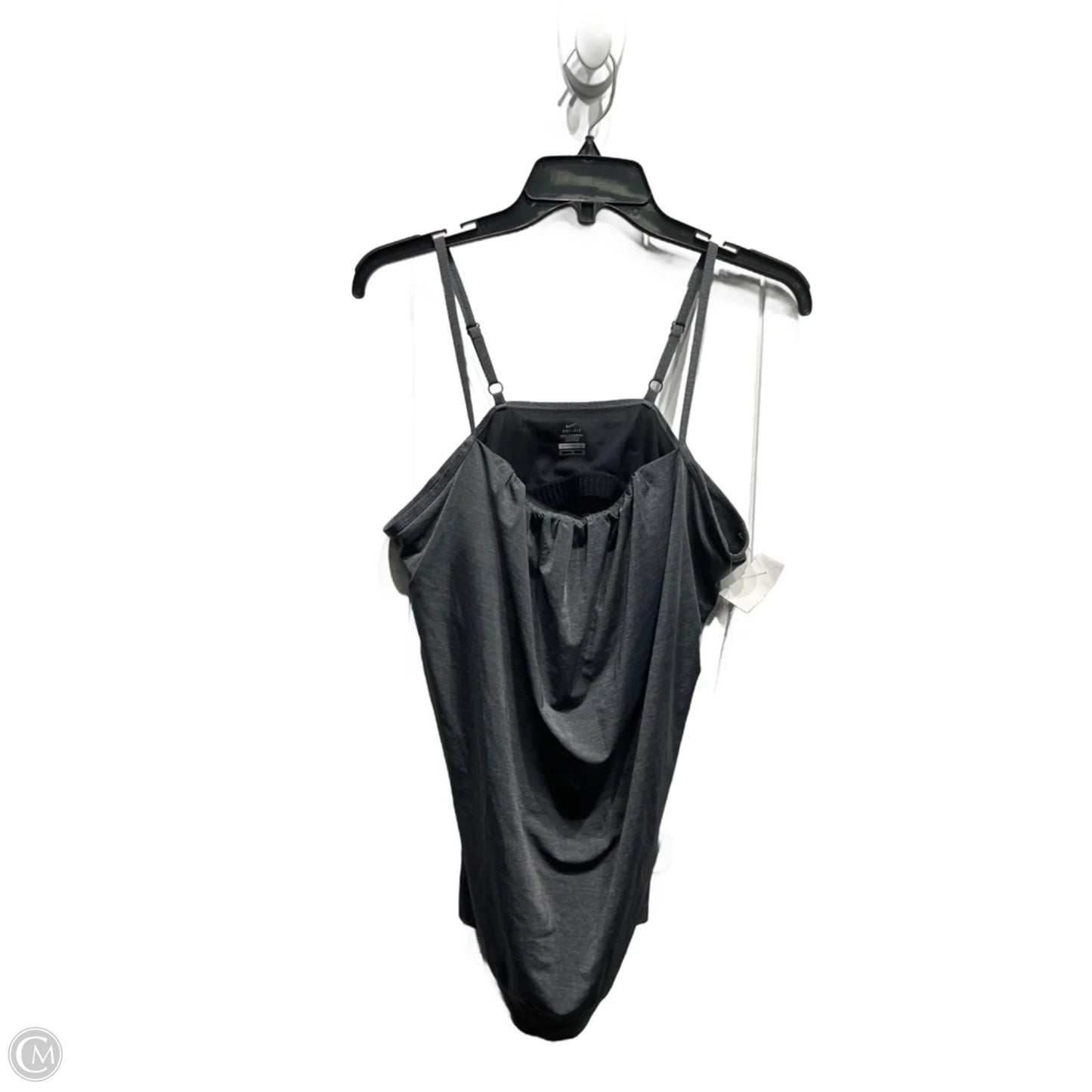 Athletic Tank Top By Nike Apparel In Grey, Size: Xl