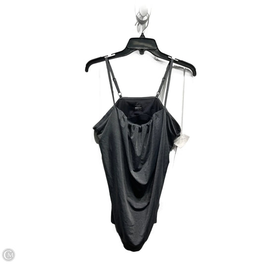 Athletic Tank Top By Nike Apparel In Grey, Size: Xl