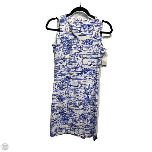 Dress Casual Short By mahi gold In Blue & White, Size: Xs