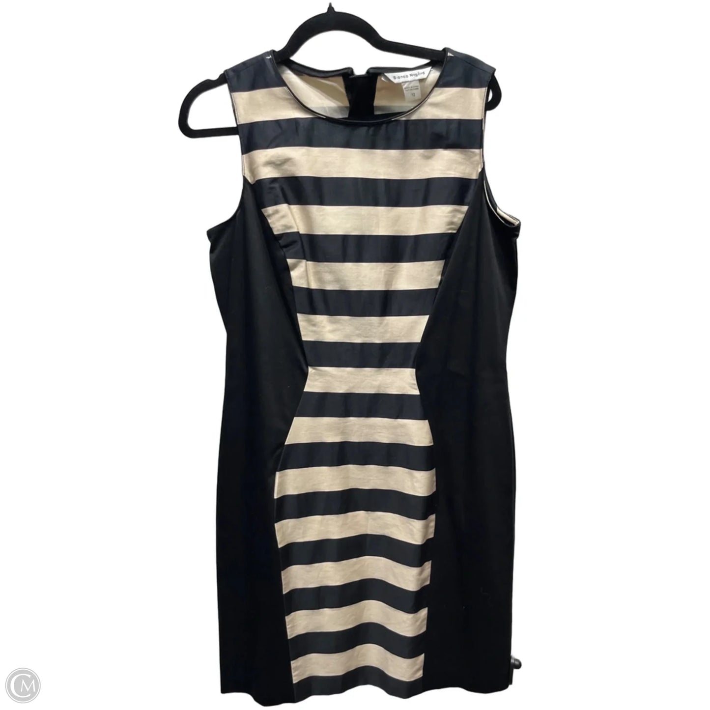 Dress Work By Peter Nygard In Black & Tan, Size: 12