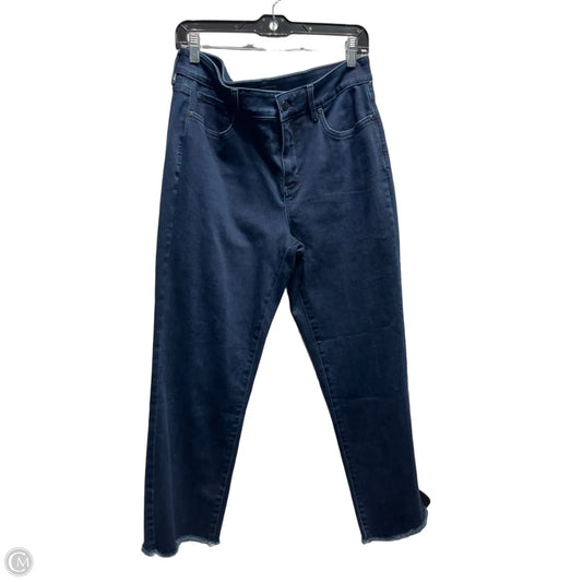 Jeans Straight By Not Your Daughters Jeans In Blue Denim, Size: 12