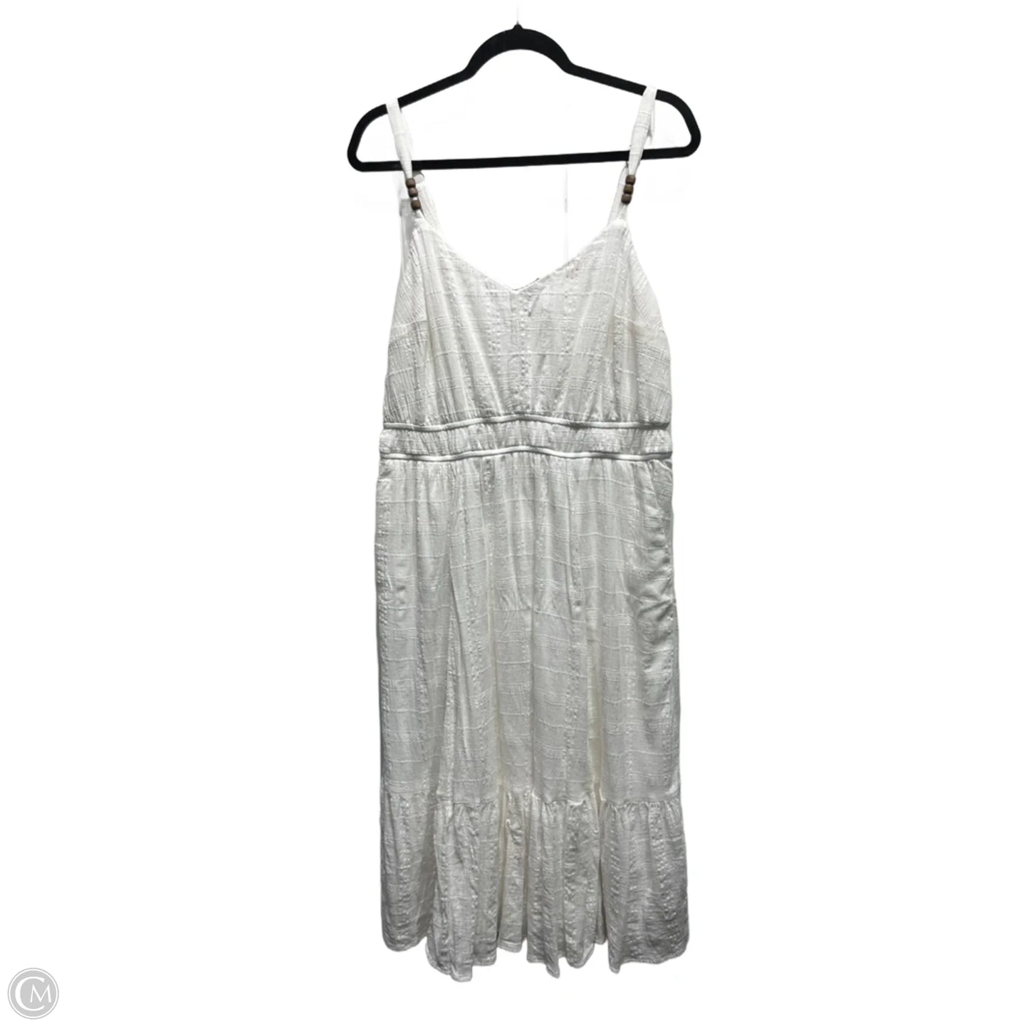 Dress Casual Midi By Torrid In White, Size: Xl