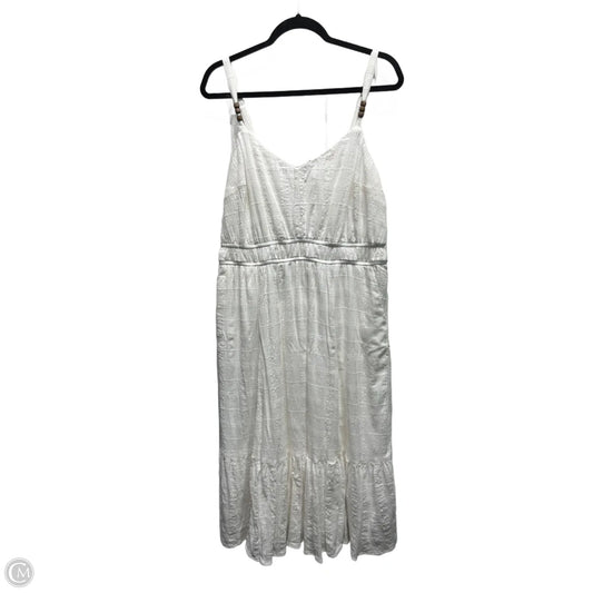 Dress Casual Midi By Torrid In White, Size: Xl