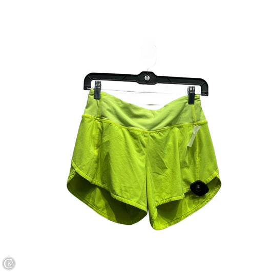 Athletic Shorts By Lululemon In Green, Size: 4
