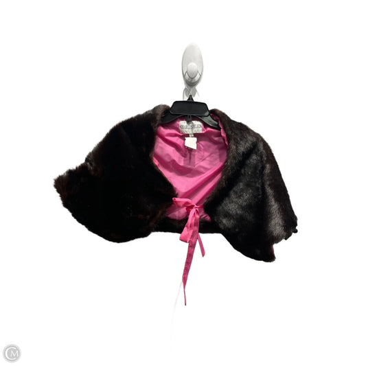 Shawl By Clothes Mentor In Brown & Pink, Size: S