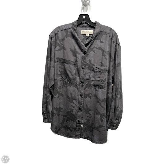 Jacket Utility By Vintage Havana In Grey, Size: S