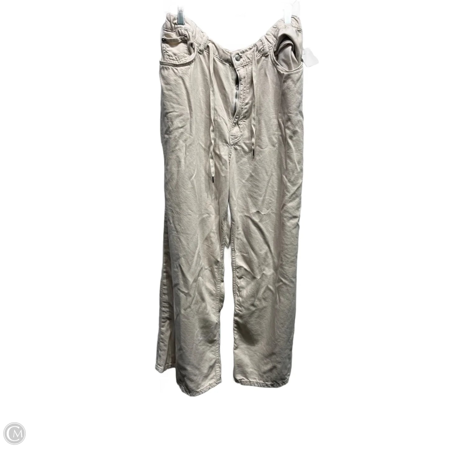 Pants Wide Leg By Pilcro In Cream, Size: L